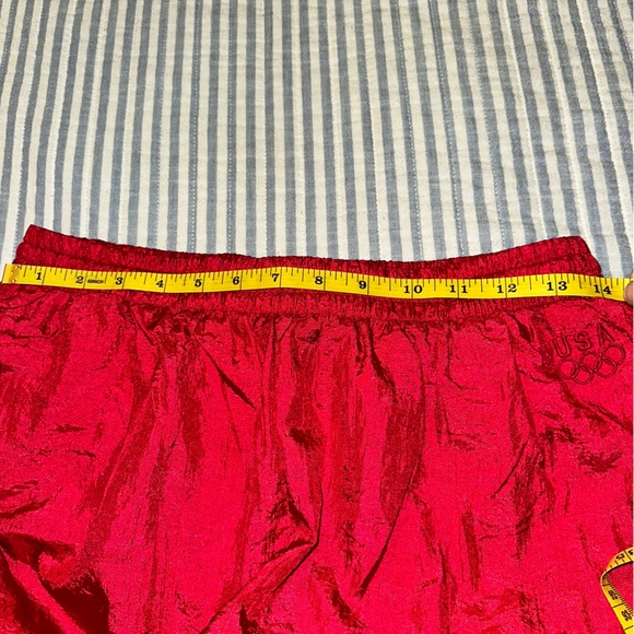 Vintage 90’s USA Olympics JC Penney Windbreaker Pants Ladies Red EUC Large - Picture 7 of 11